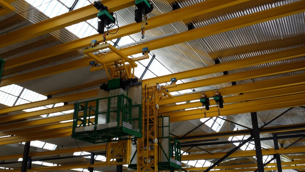 VERLINDE hoists equip a new train maintenance center in Spain